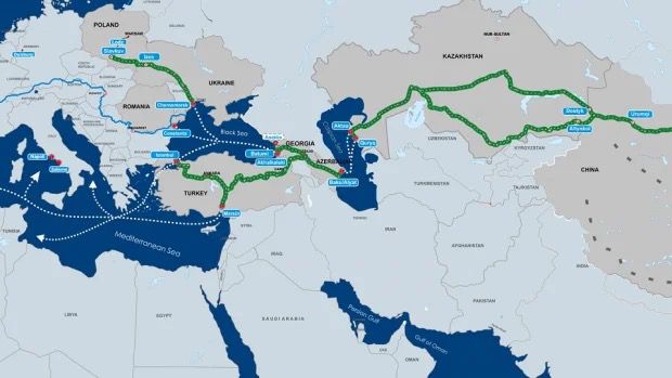 Azərbaycan regional Şərq Qərb və Şimal Cənub arasında tranzit mərkəzi kimi